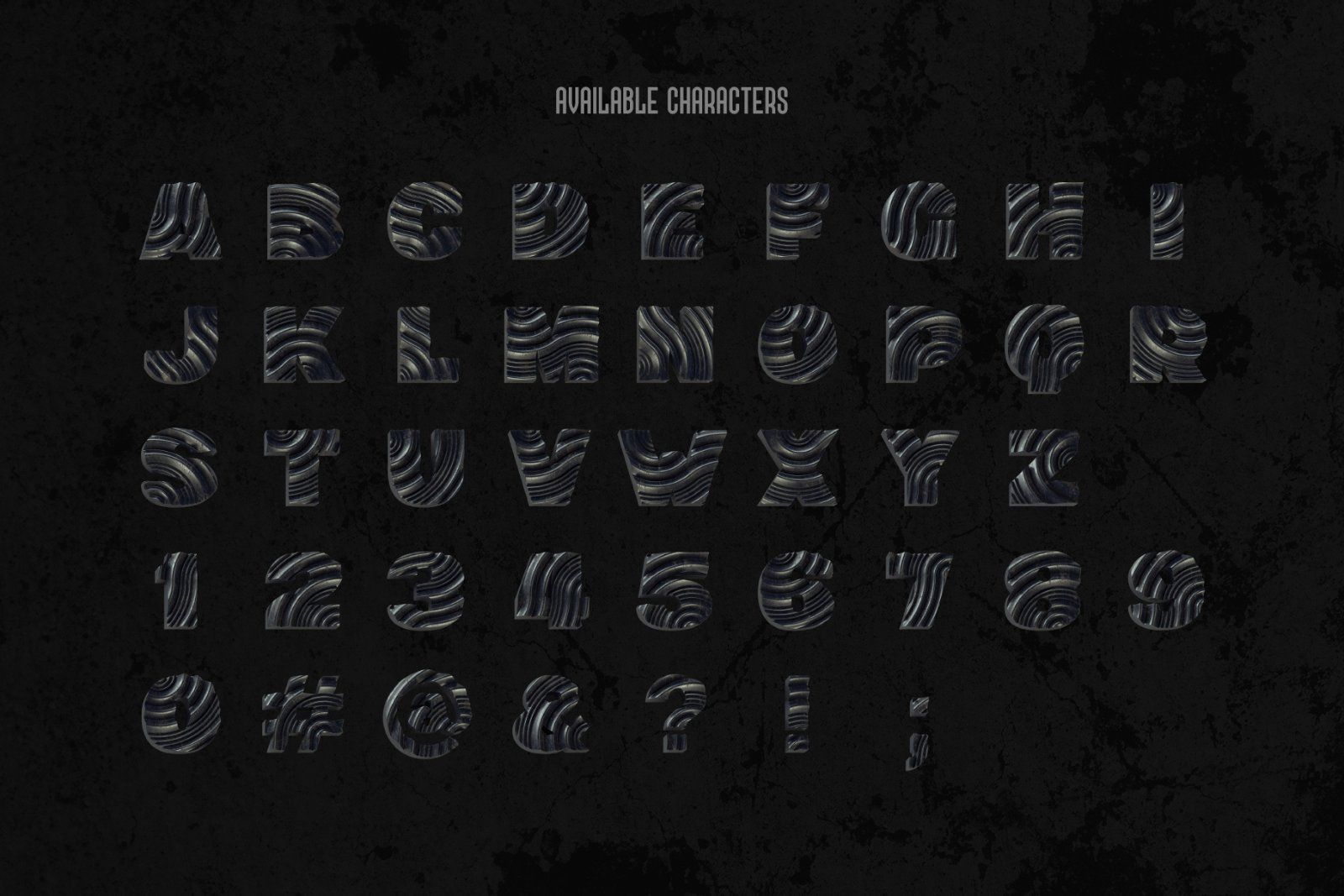 Waves PSD Alphabet — image 4