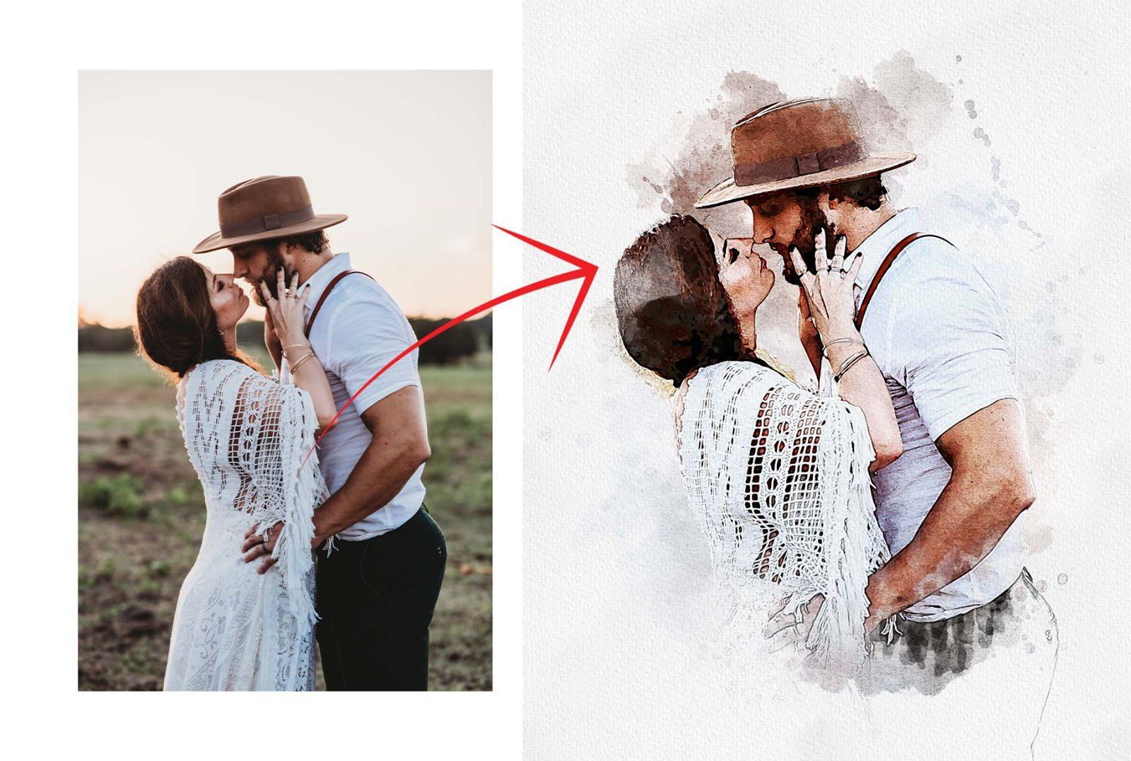 Painting Watercolor Splash Art