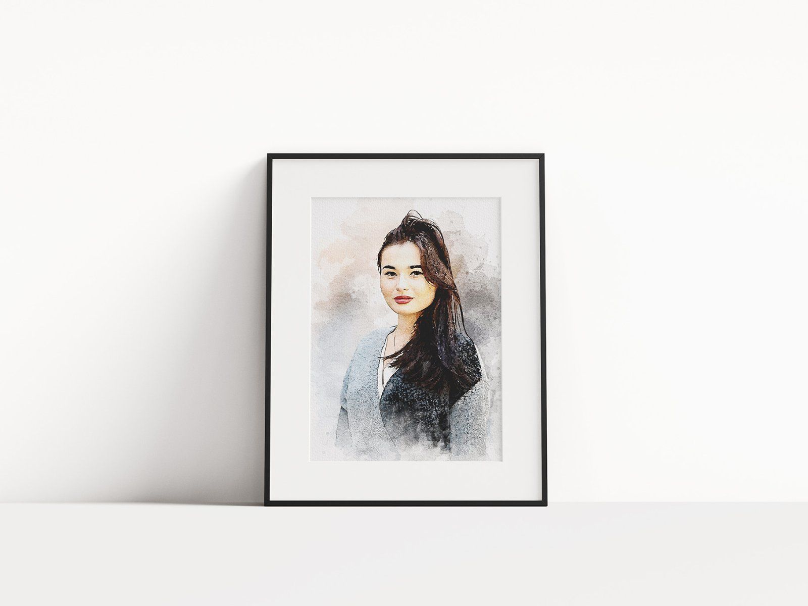 Painting Watercolor Splash Art