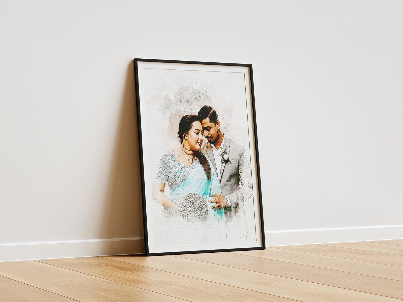 Painting Watercolor Splash Art