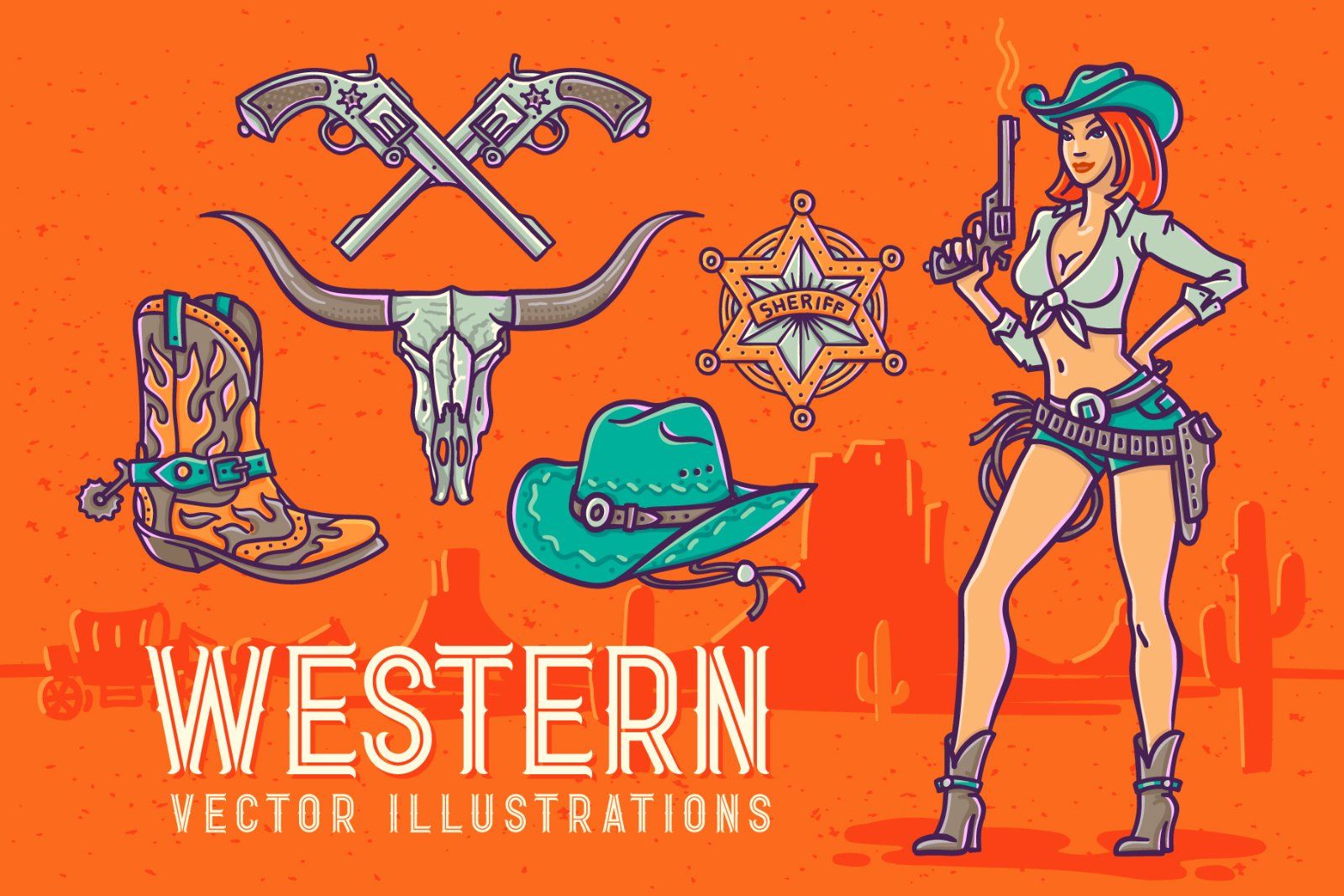 Western Shooter font with bonus — image 3