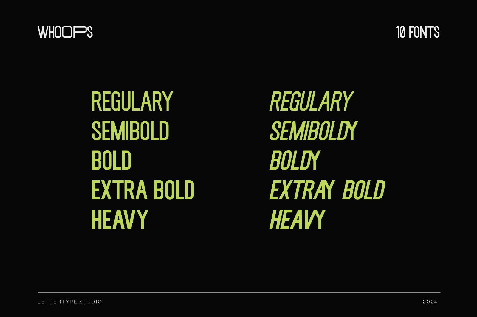 Whoops – Wide Modern Sans Font — image 2