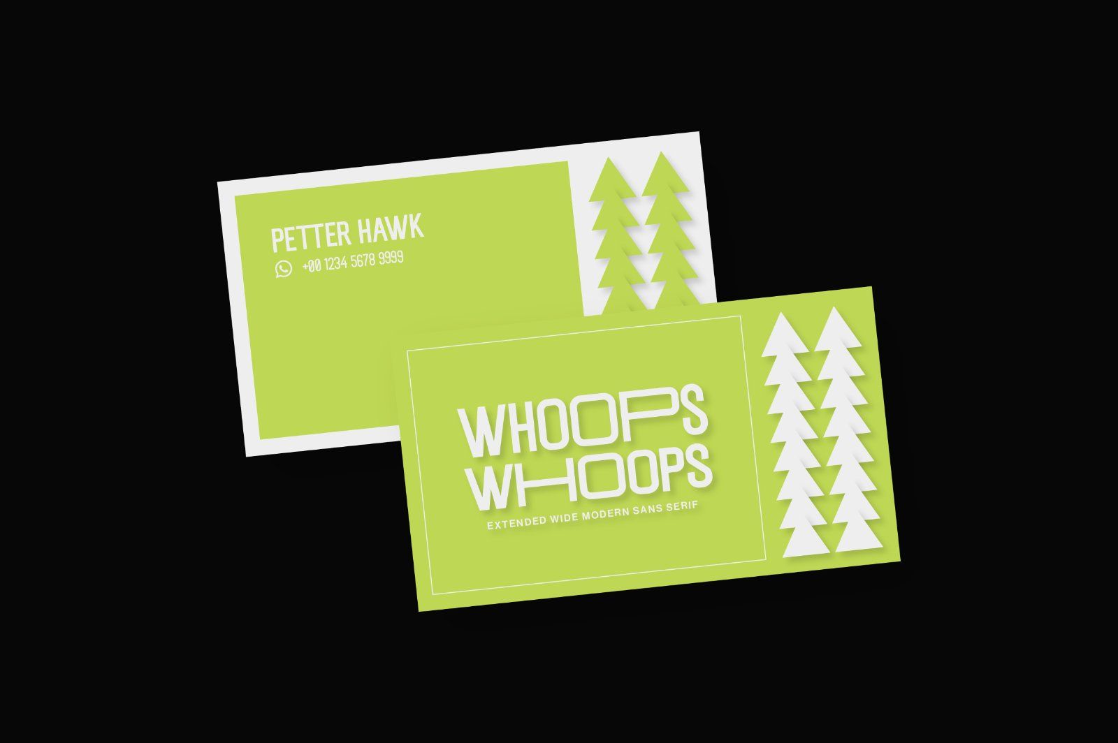 Whoops – Wide Modern Sans Font — image 8
