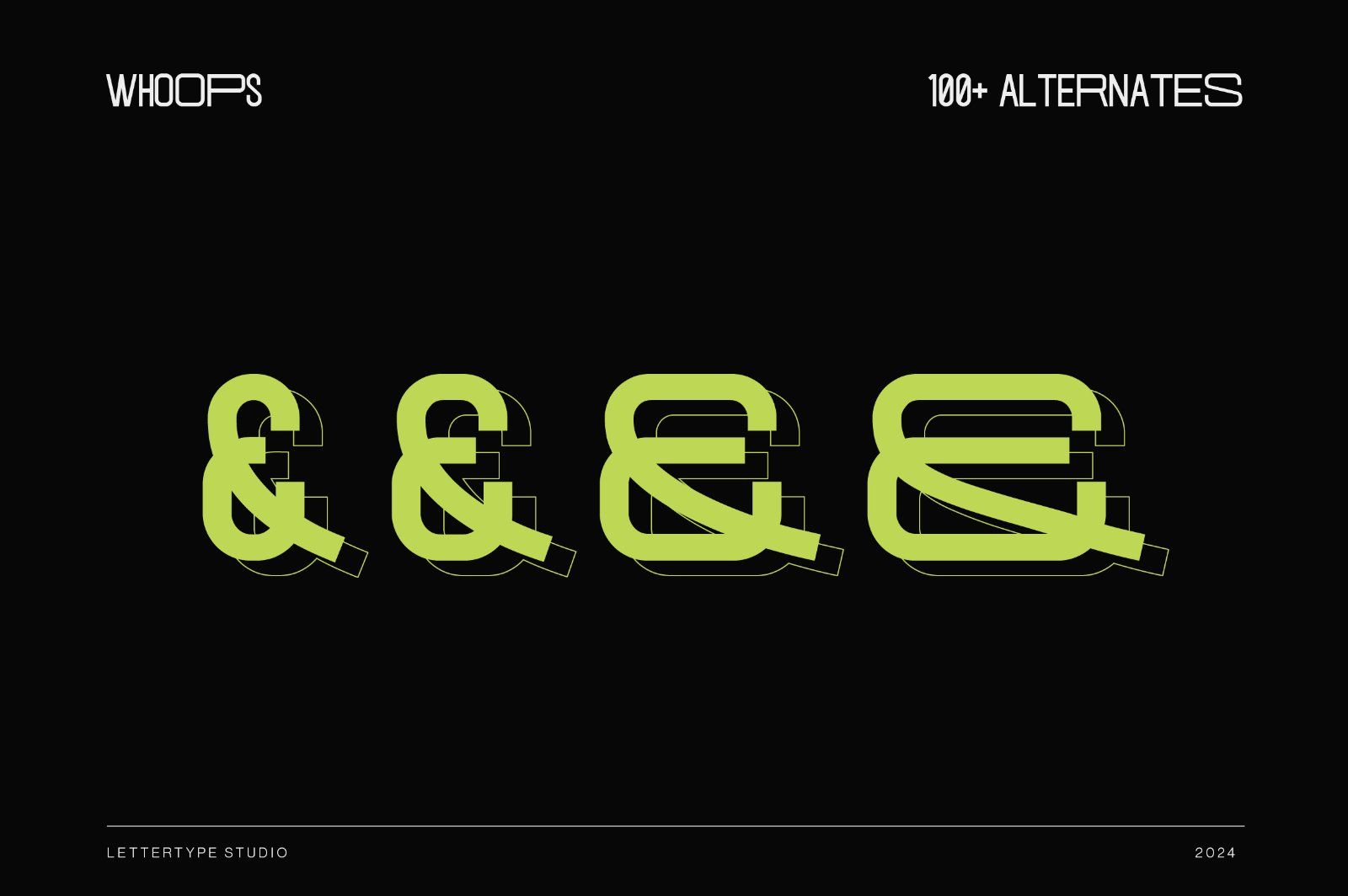 Whoops – Wide Modern Sans Font — image 9