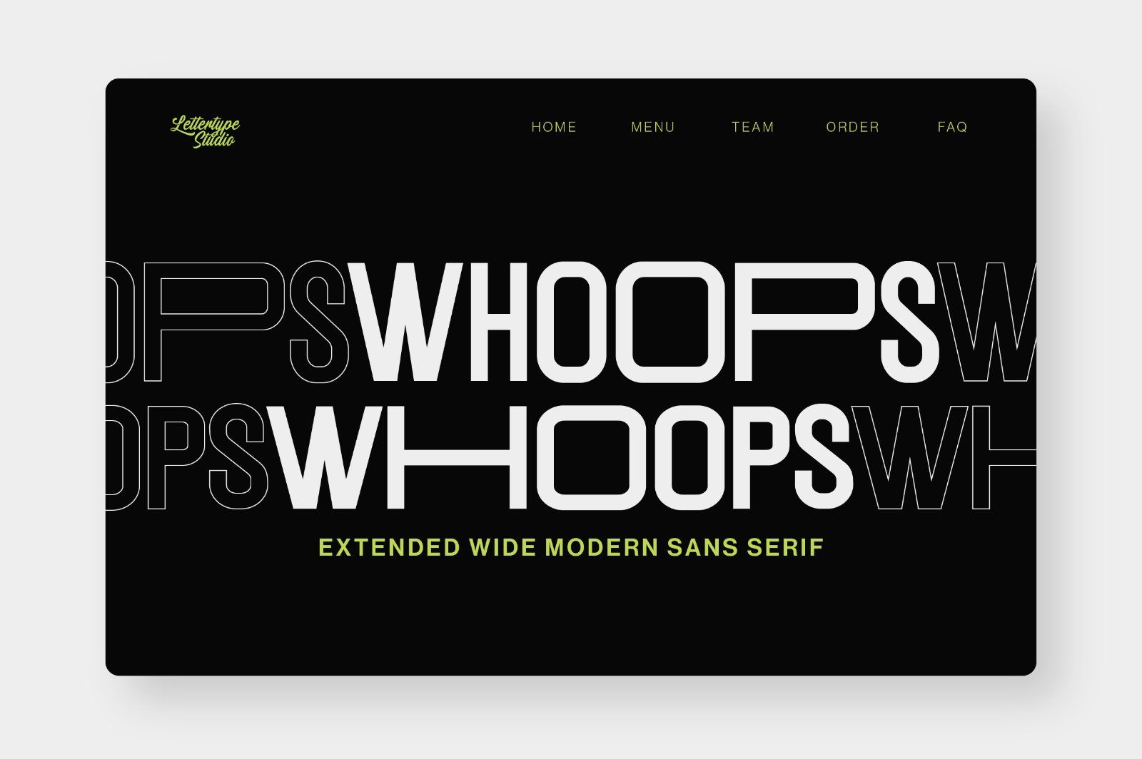 Whoops – Wide Modern Sans Font — image 10