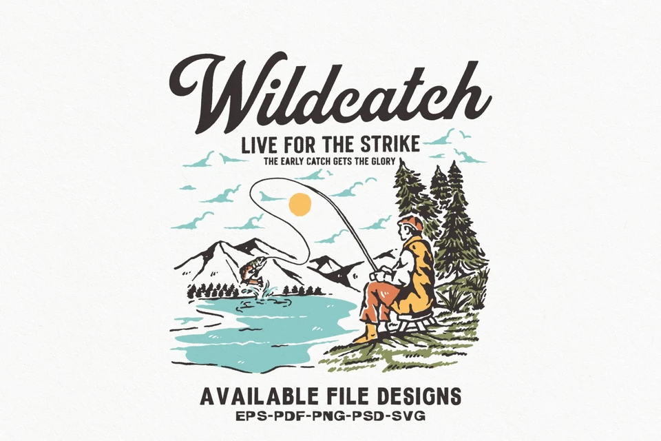 WILDCATCH — Vintage Fishing & Outdoor Illustration
