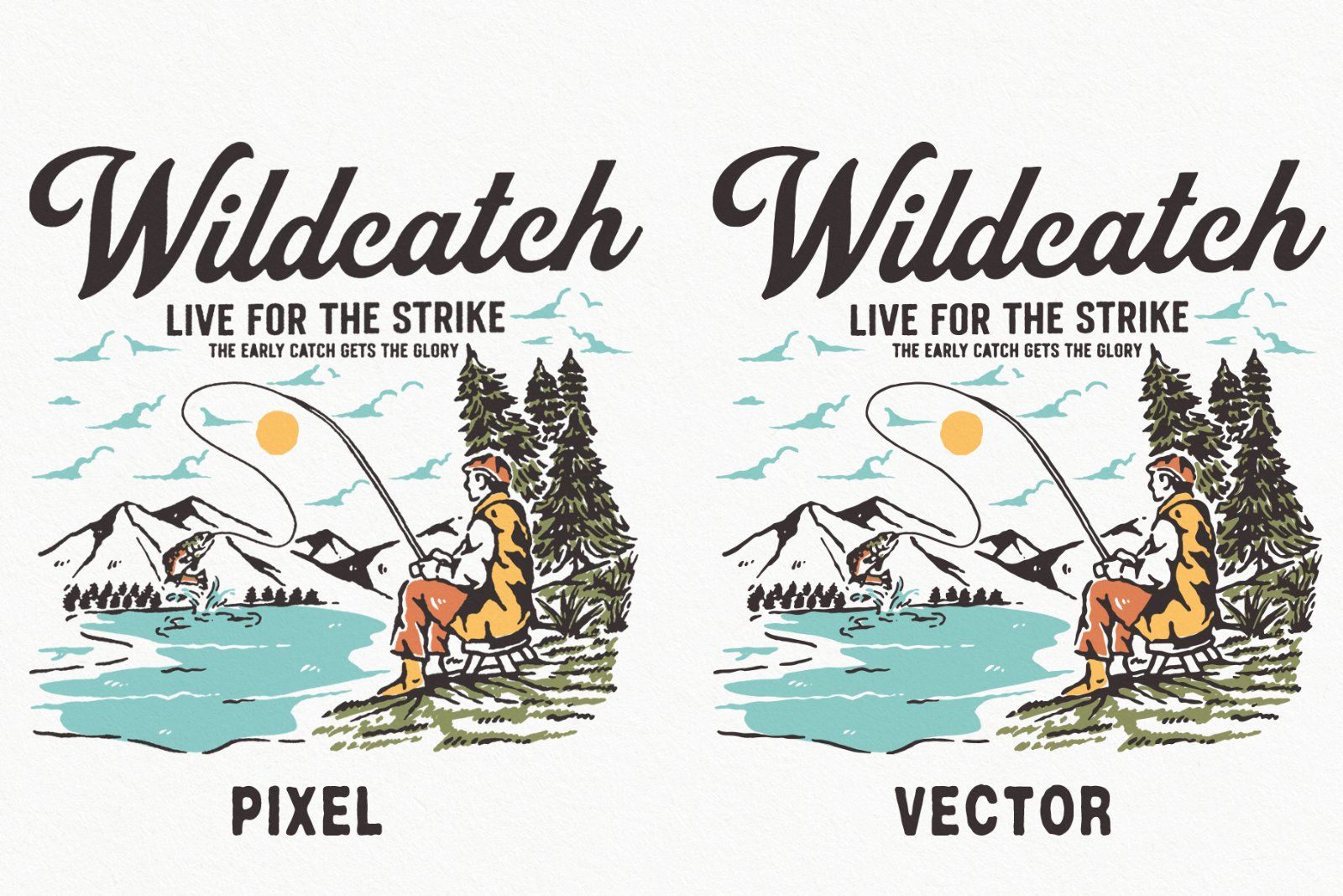 WILDCATCH — Vintage Fishing & Outdoor Illustration — image 2
