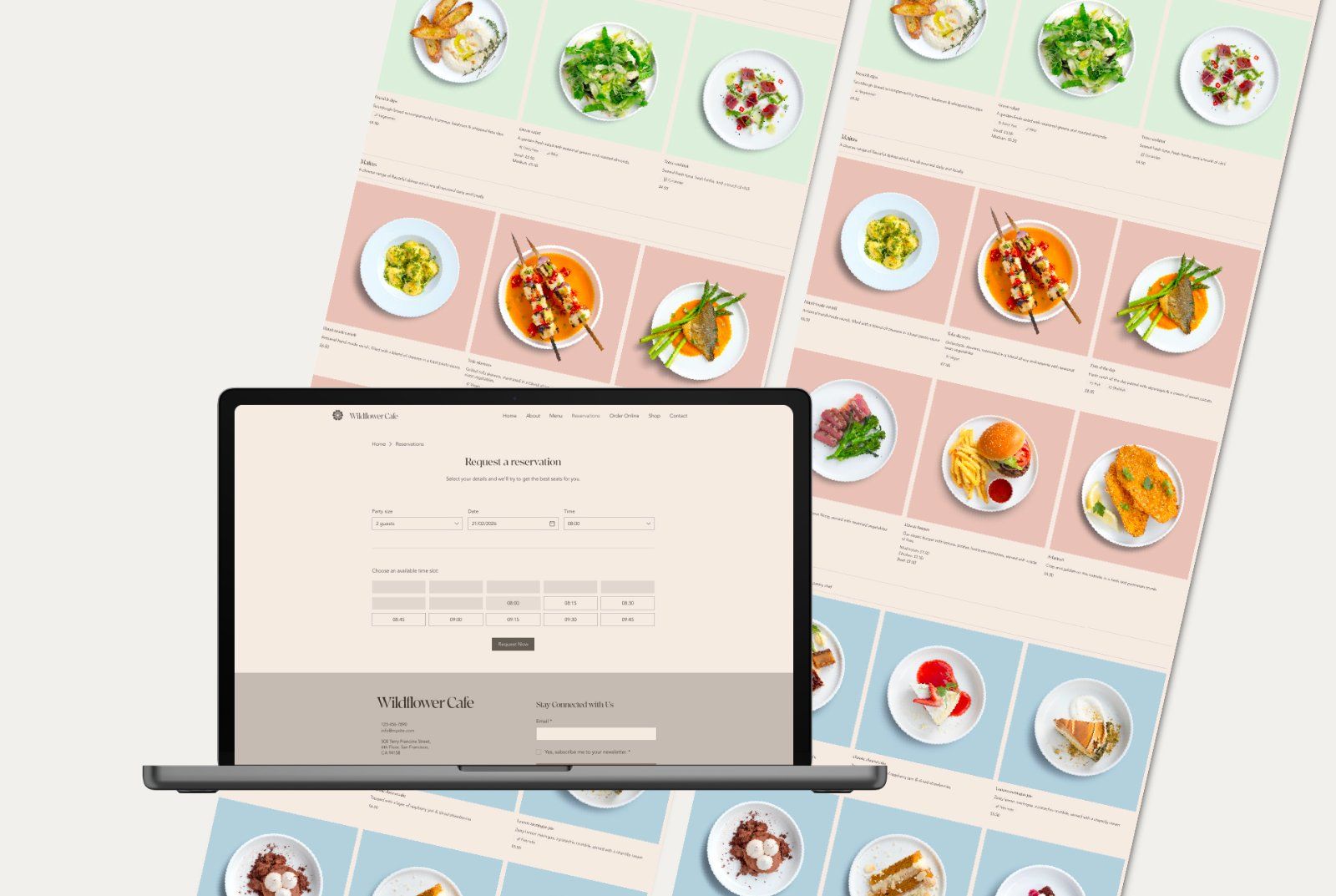 Wix Cafe, Restaurant & Takeaway Website Template