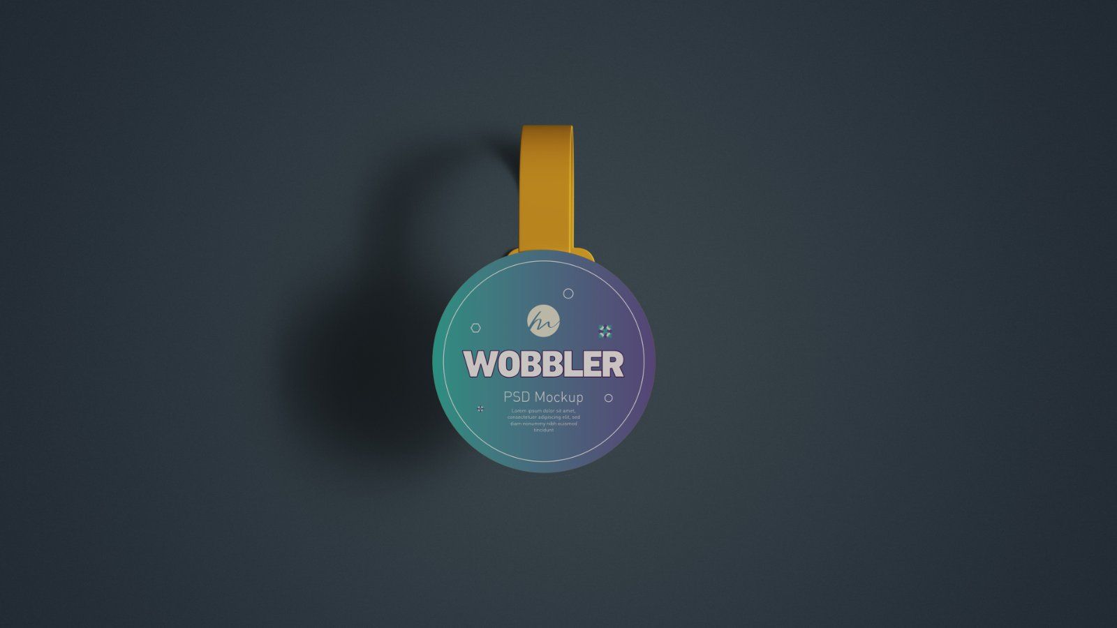 Round Hanging Wobbler Display - 5 PSDs — image 2