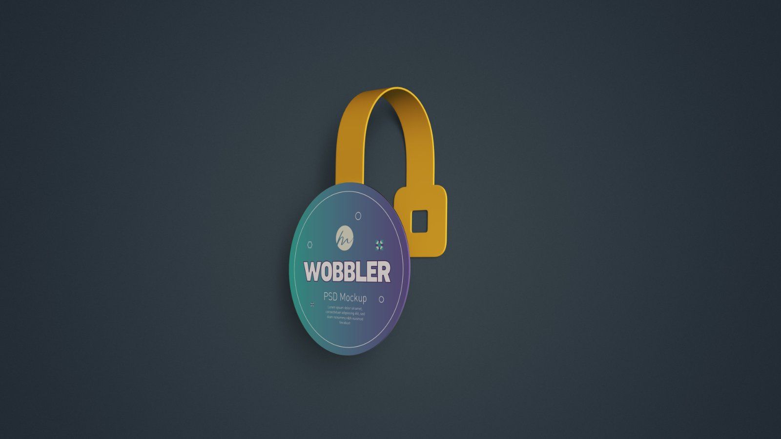 Round Hanging Wobbler Display - 5 PSDs — image 3