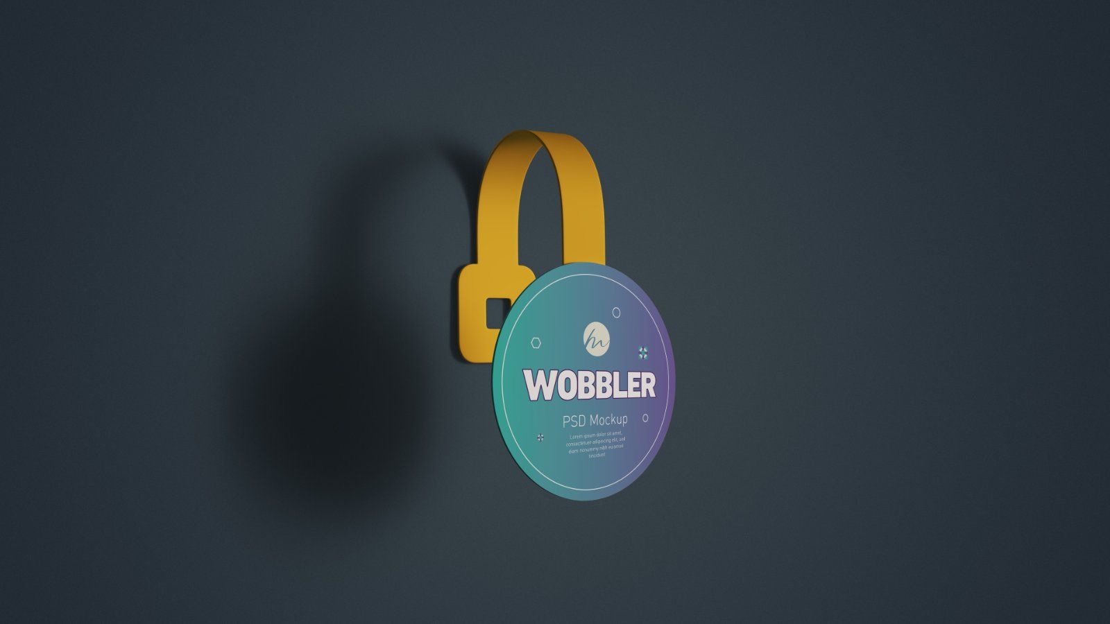 Round Hanging Wobbler Display - 5 PSDs — image 4