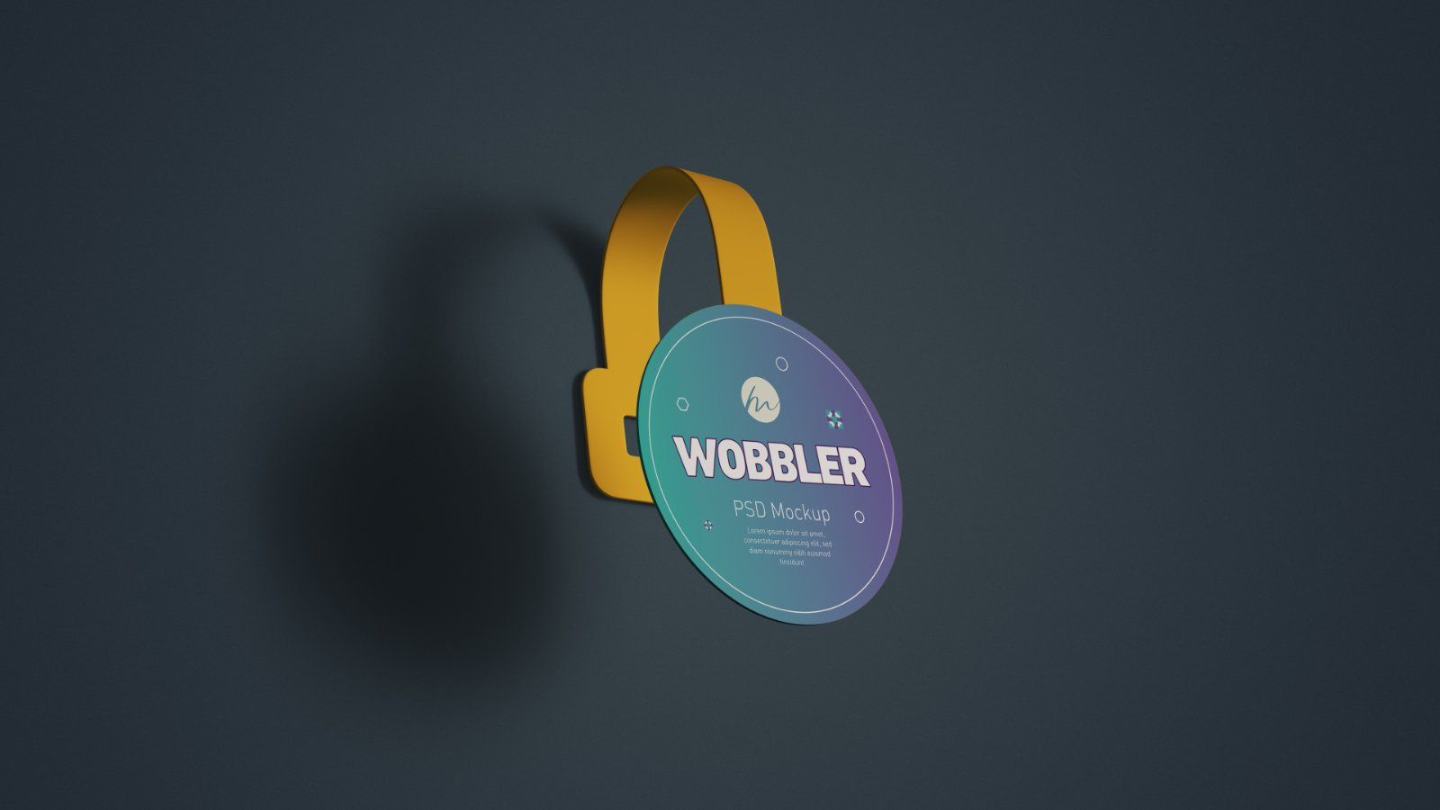 Round Hanging Wobbler Display - 5 PSDs — image 5