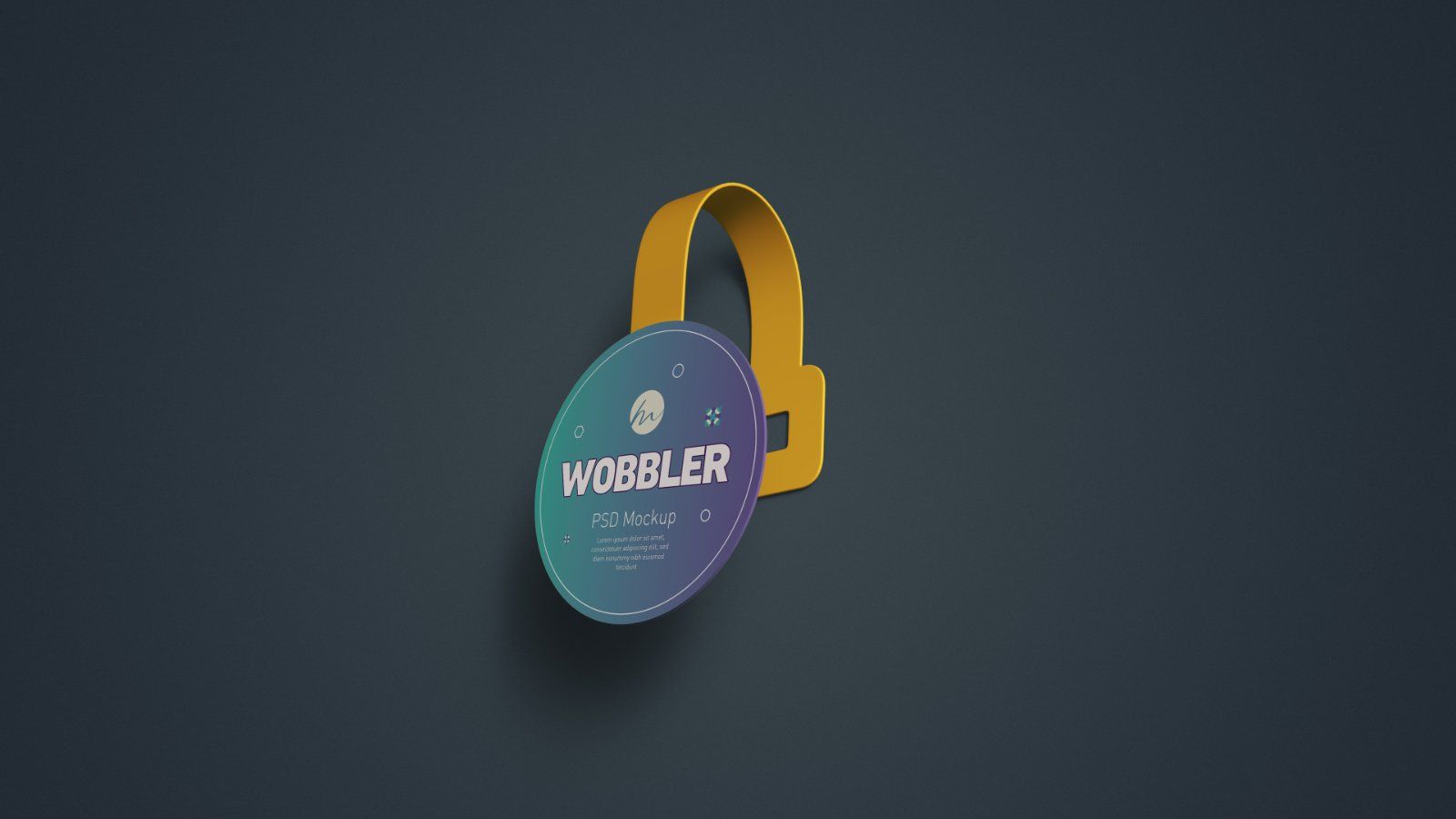 Round Hanging Wobbler Display - 5 PSDs — image 6