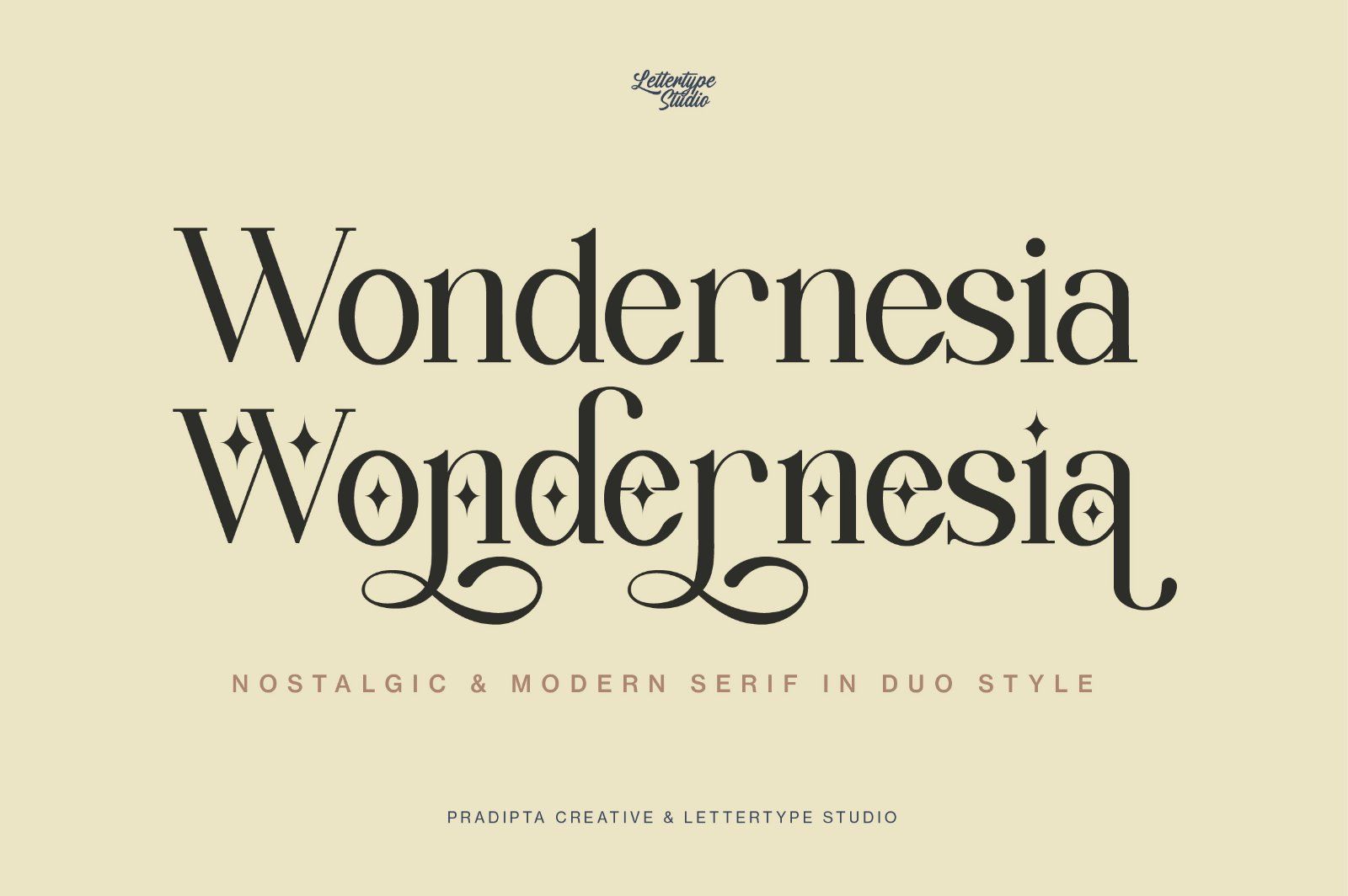 Wondernesia Nostalgic & Modern Serif — image 1