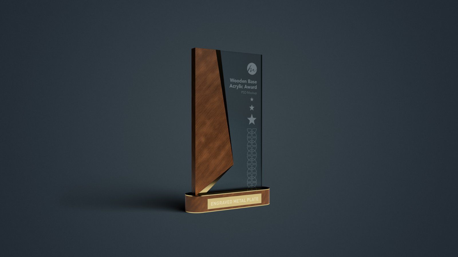 Wood and Acrylic Award Trophy Mockup — image 2