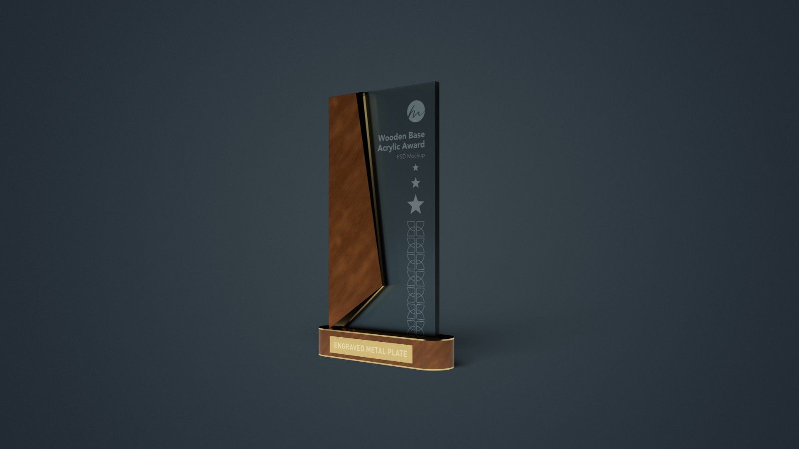 Wood and Acrylic Award Trophy Mockup — image 4