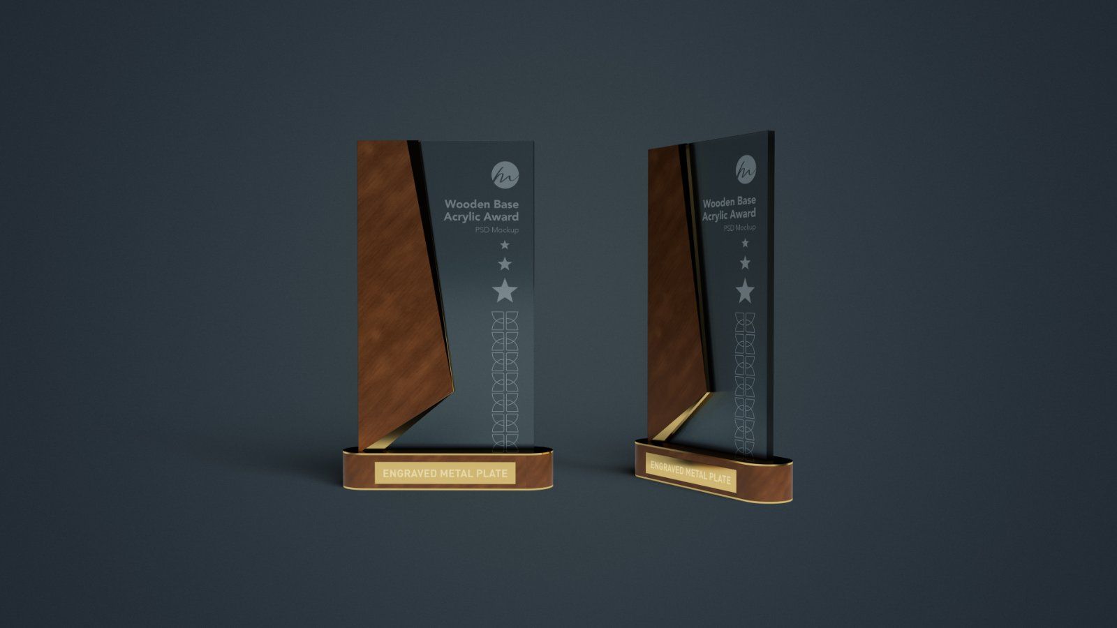 Wood and Acrylic Award Trophy Mockup — image 6