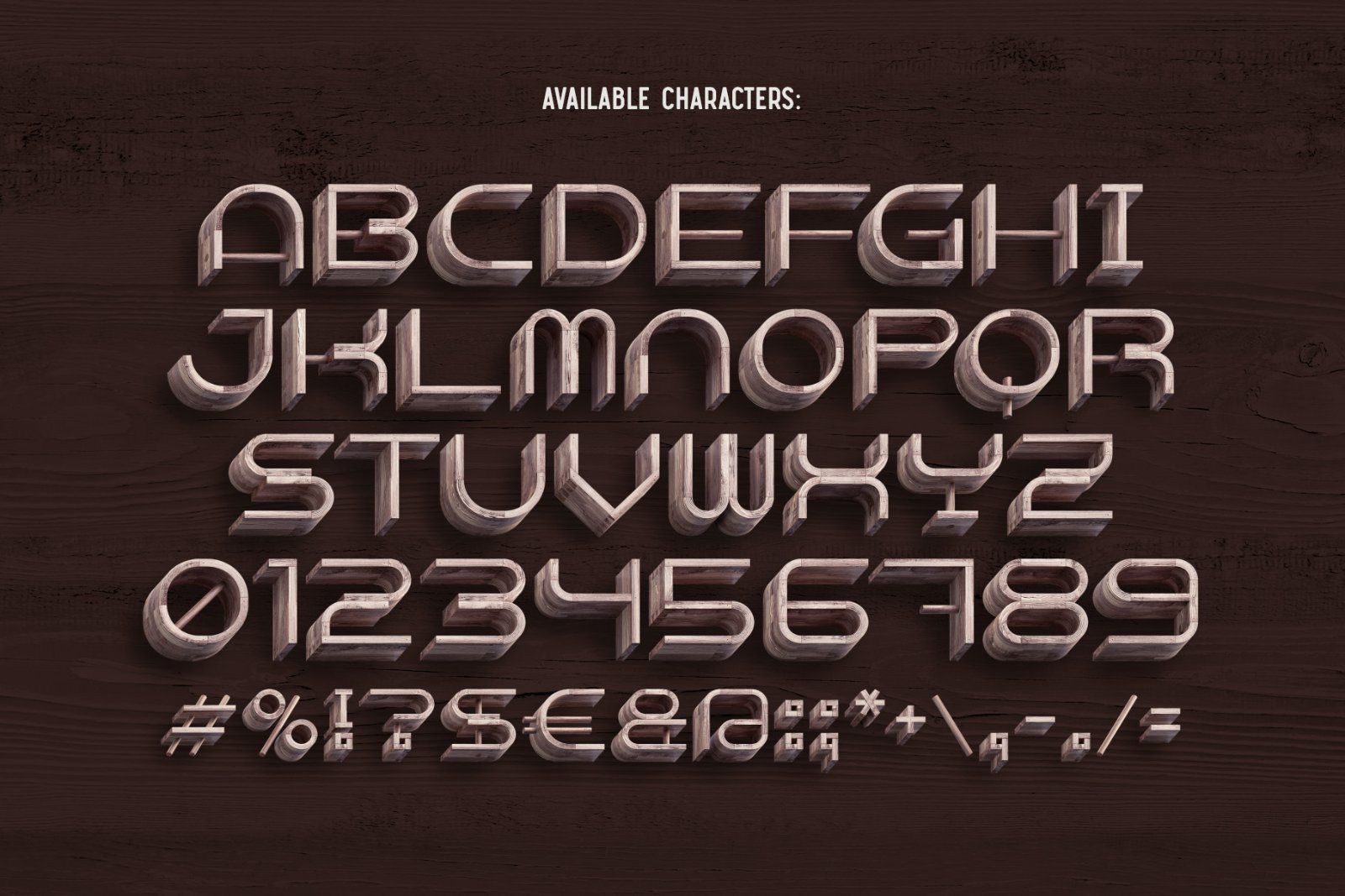Wood Yard - Color Font — image 5