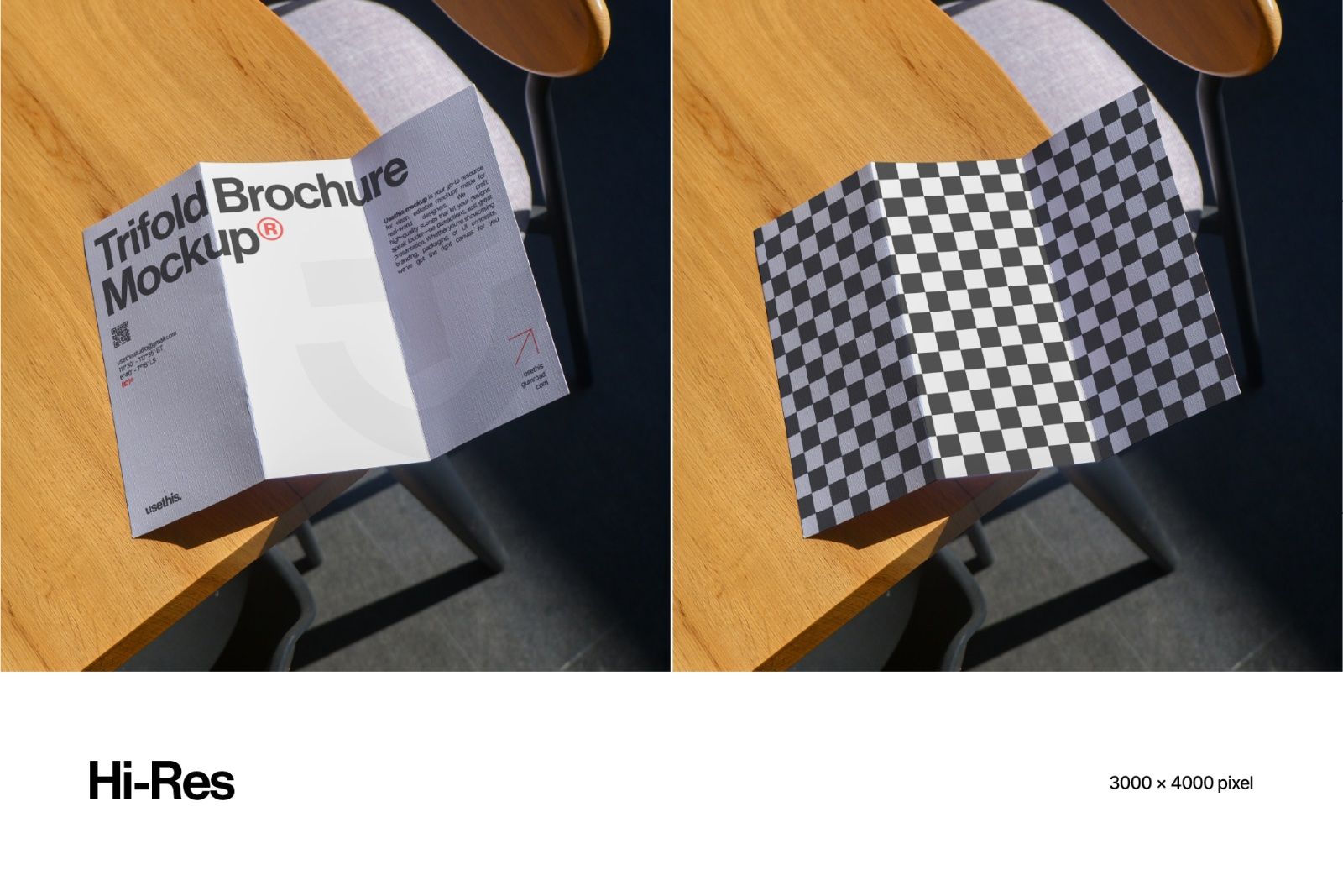 Workday Trifold Brochure & Poster Mockup Bundle (PSD) — image 4