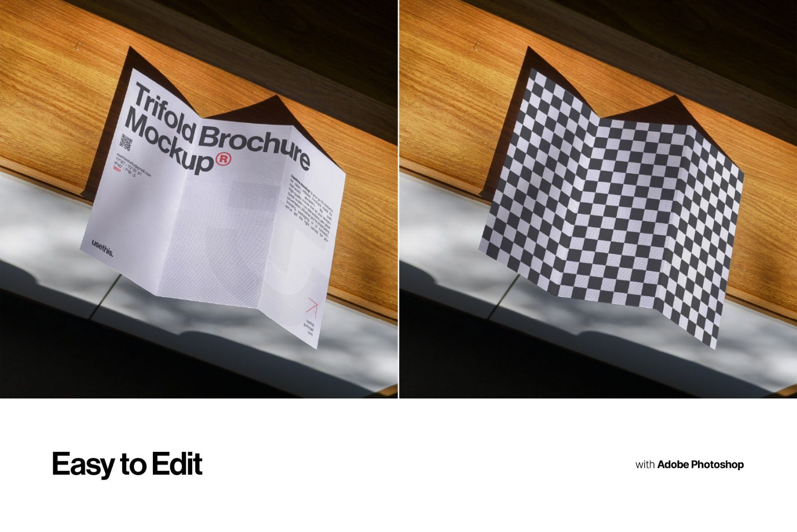 Workday Trifold Brochure & Poster Mockup Bundle (PSD) — image 5