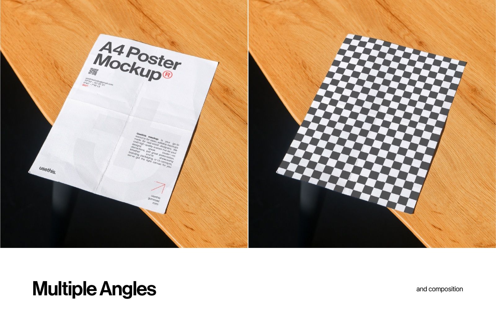 Workday Trifold Brochure & Poster Mockup Bundle (PSD) — image 7