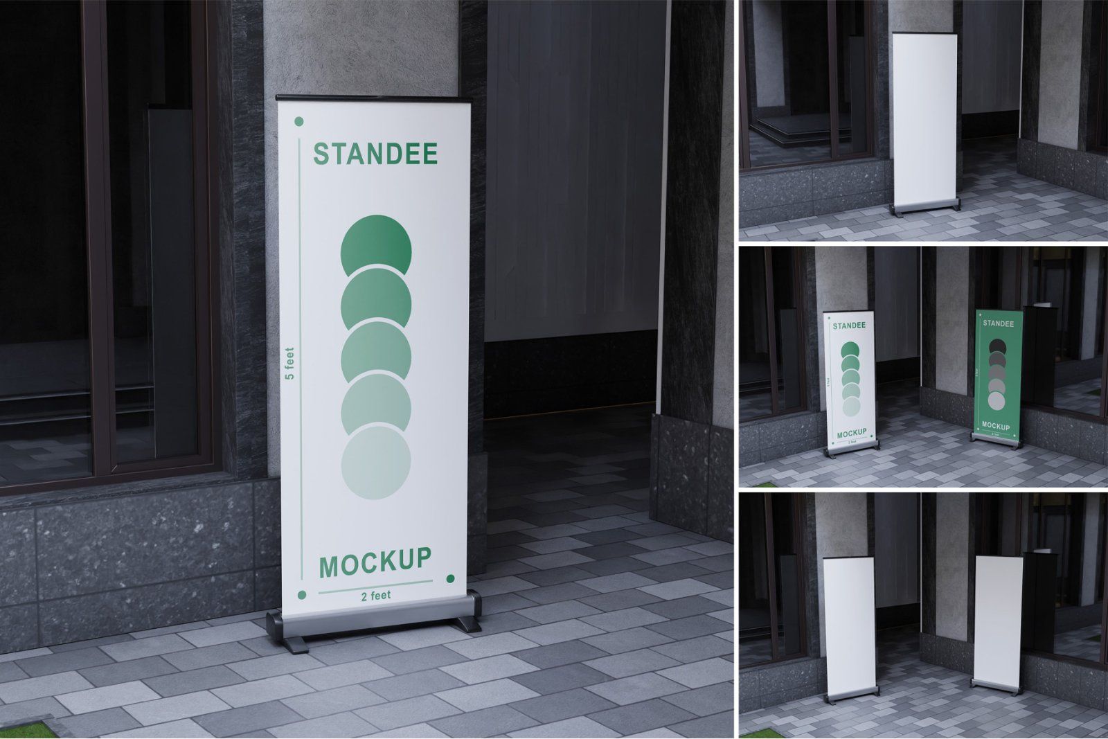 X Standee Banner Mockup — image 1