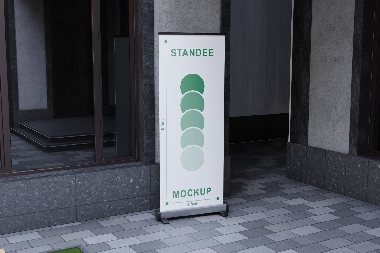 X Standee Banner Mockup — image 2