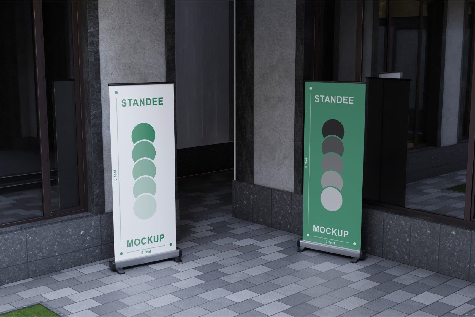 X Standee Banner Mockup — image 3