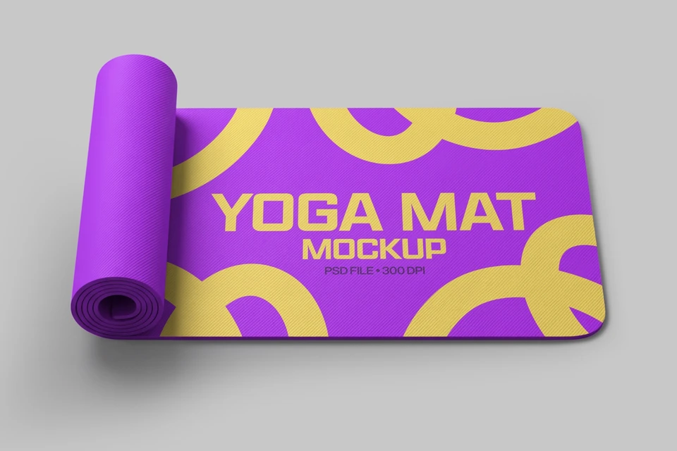 Yoga Mat Mockup