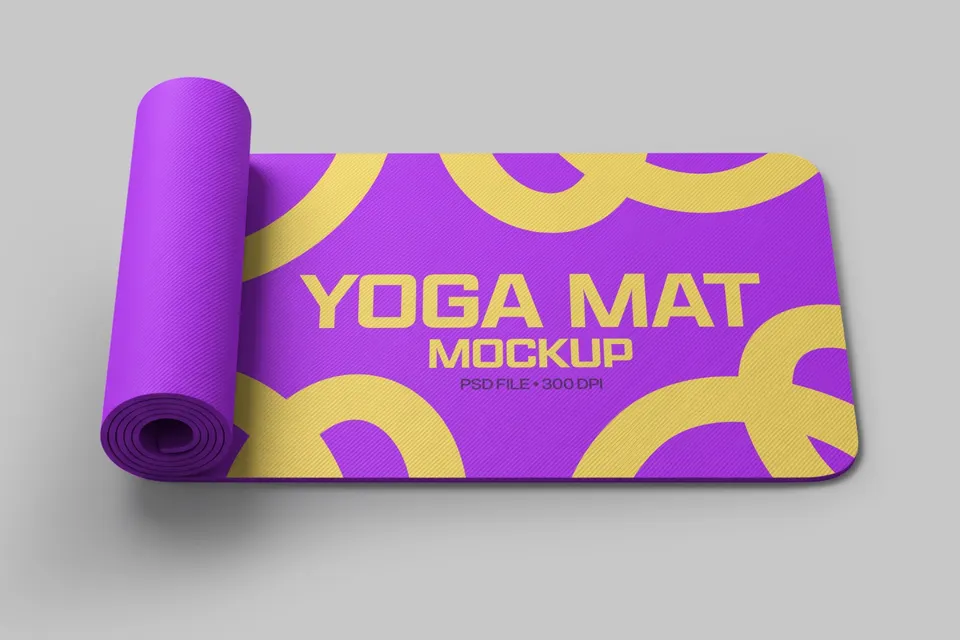 Yoga Mat Mockup
