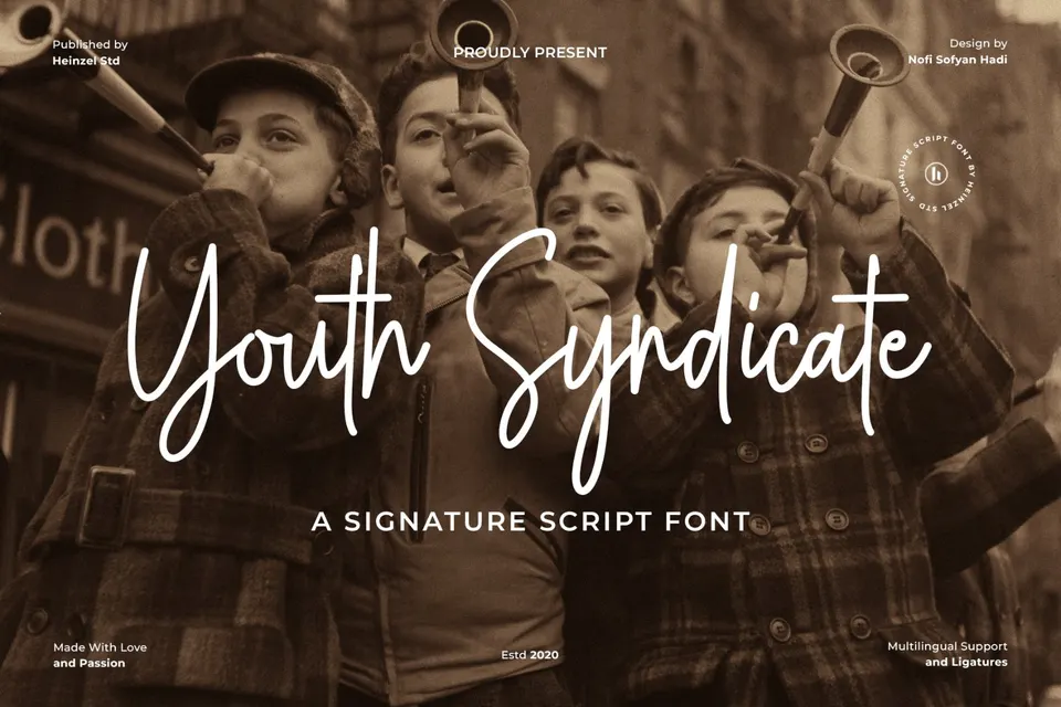 Youth Syndicate Signature Script Font