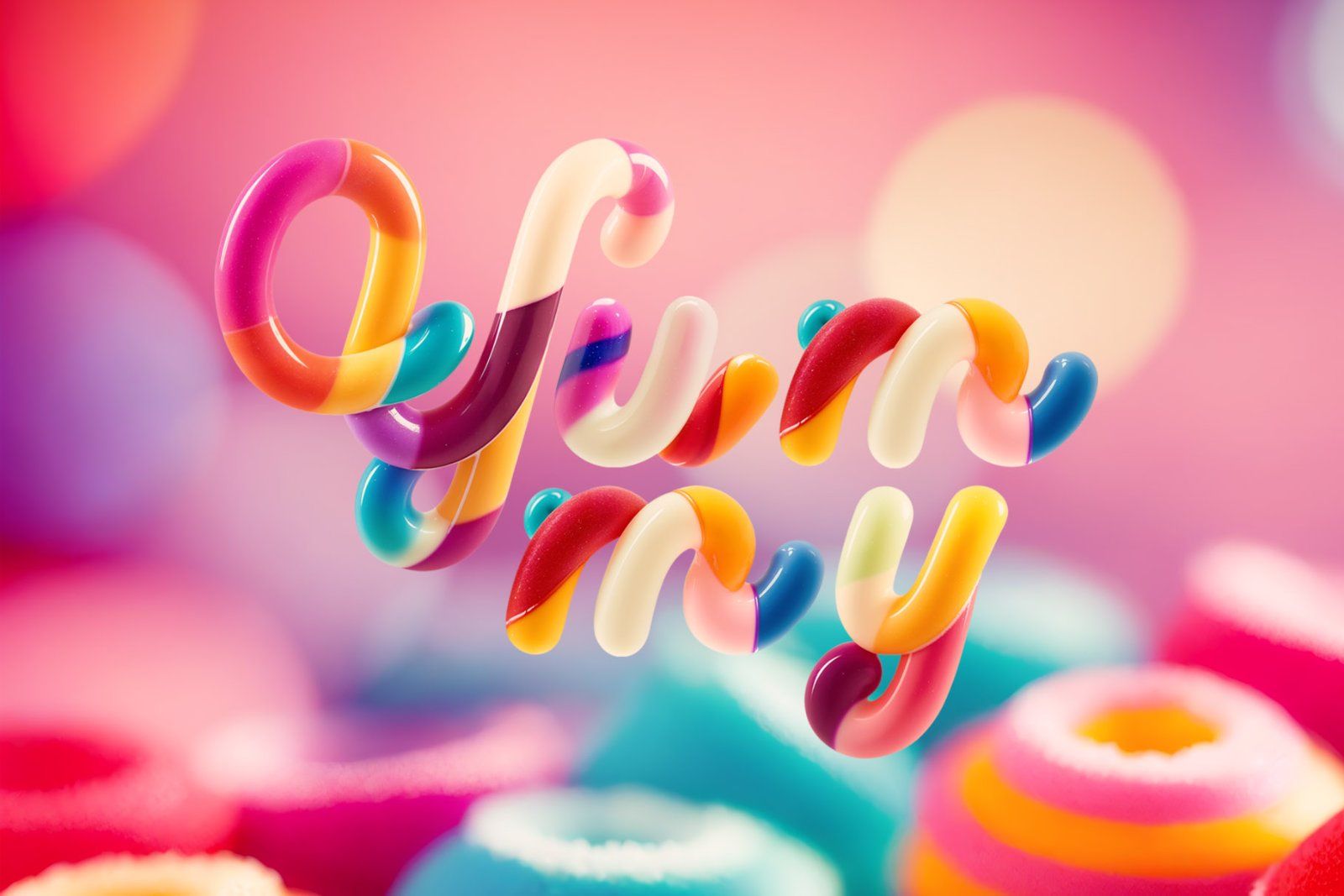 Yummy Candy - Color Bitmap Font — image 2