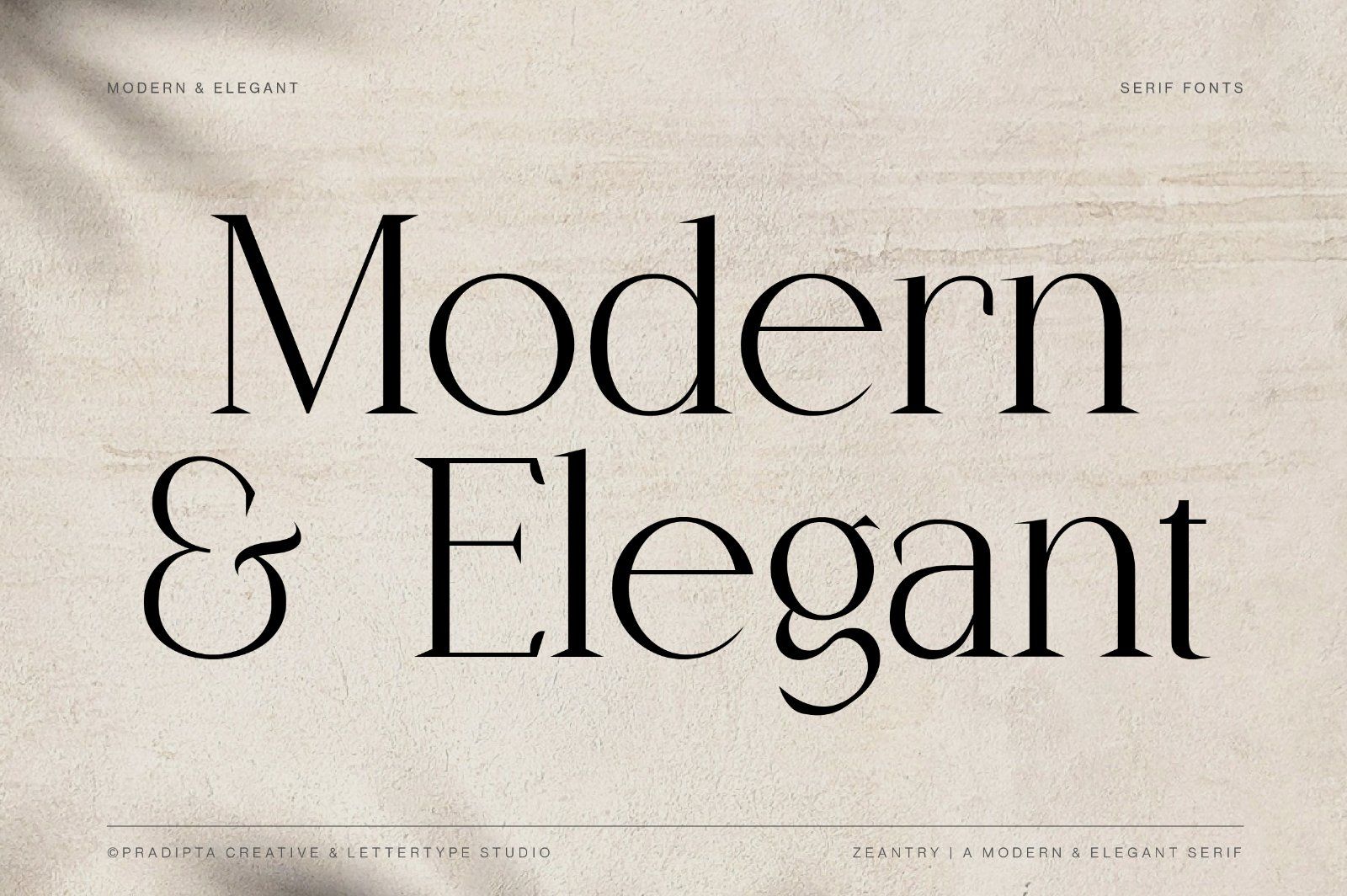 Zeantry a Modern & Elegant Serif — image 2