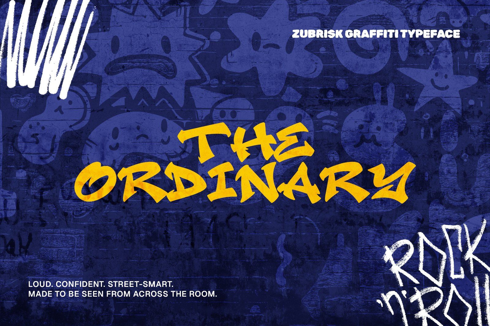 Zubrisk Font– Bold Graffiti Font | Urban Street Art Typeface — image 2