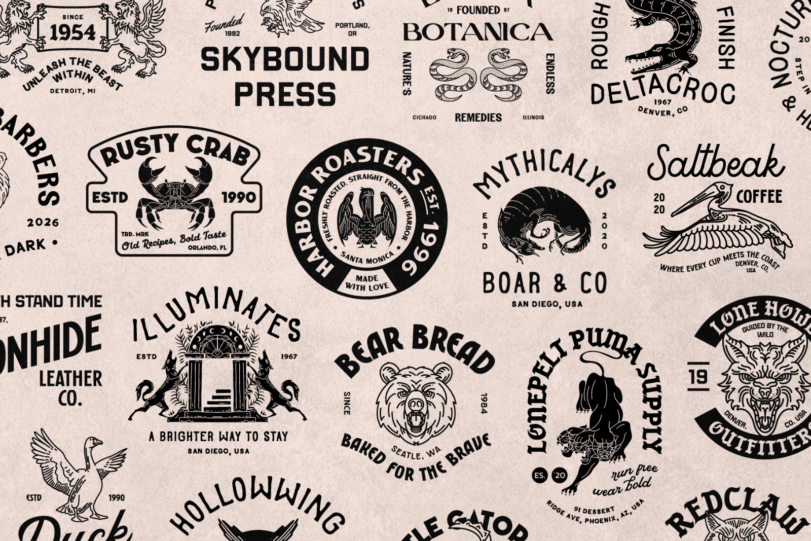 Beast Logo & Emblem Pack — image 1