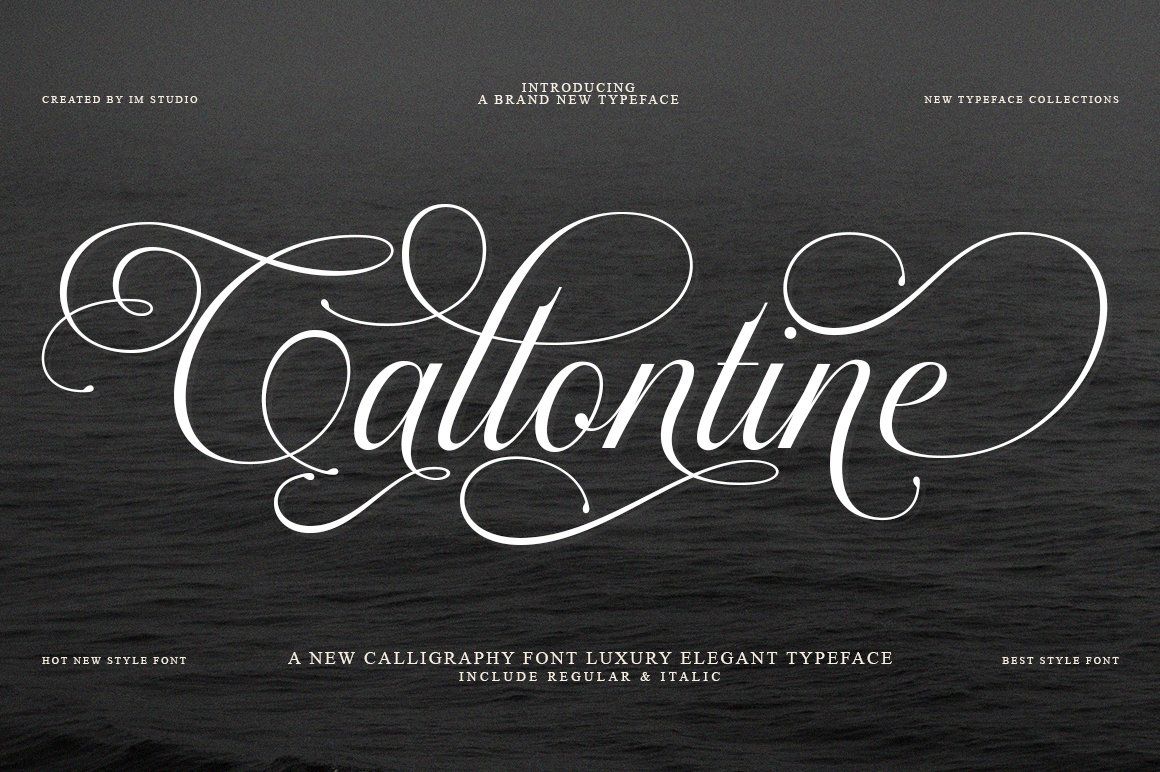 Callontine Script Pro — image 1