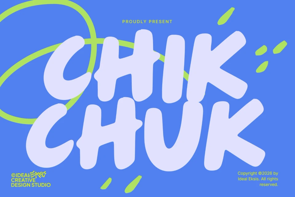 Chik Chuk Playful Display Font