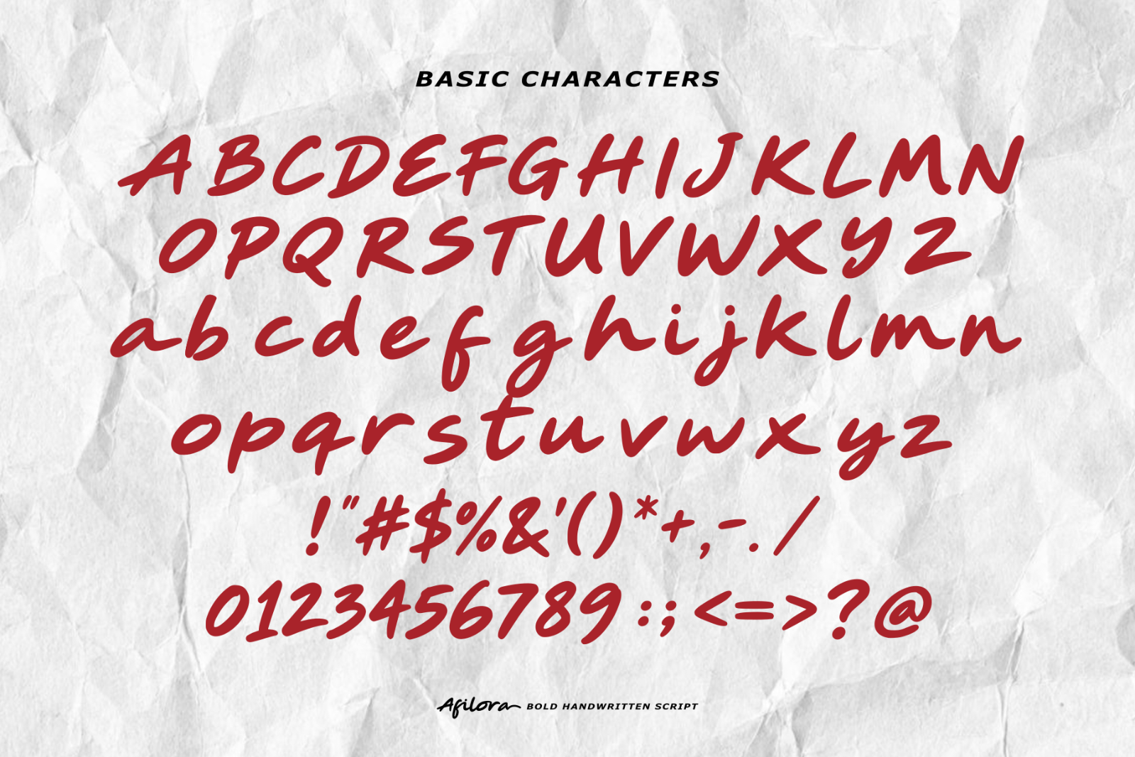 Afilora - Handwritten script — image 6