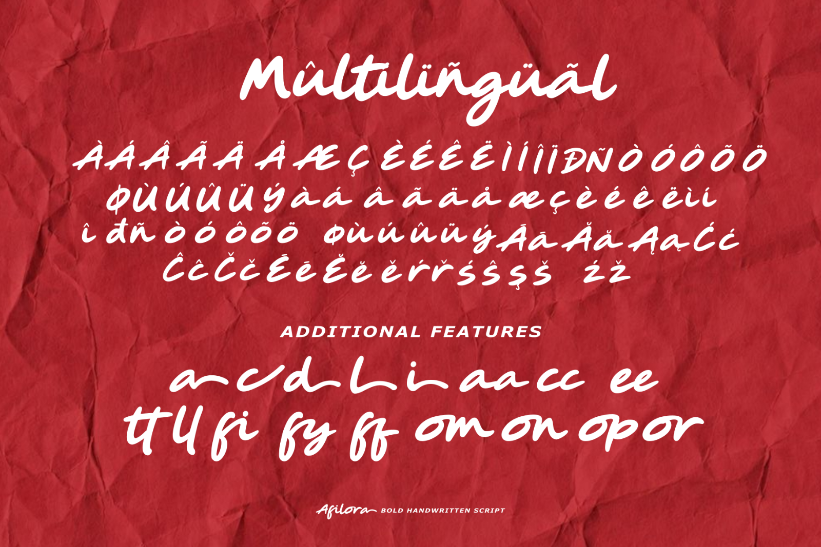 Afilora - Handwritten script — image 7