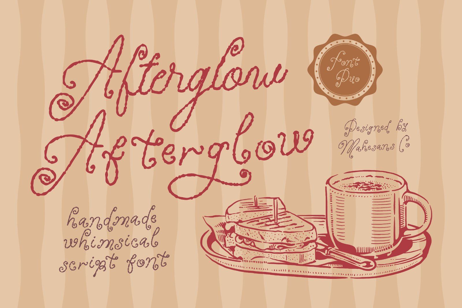 Afterglow – Duo Whimsical Font — image 1
