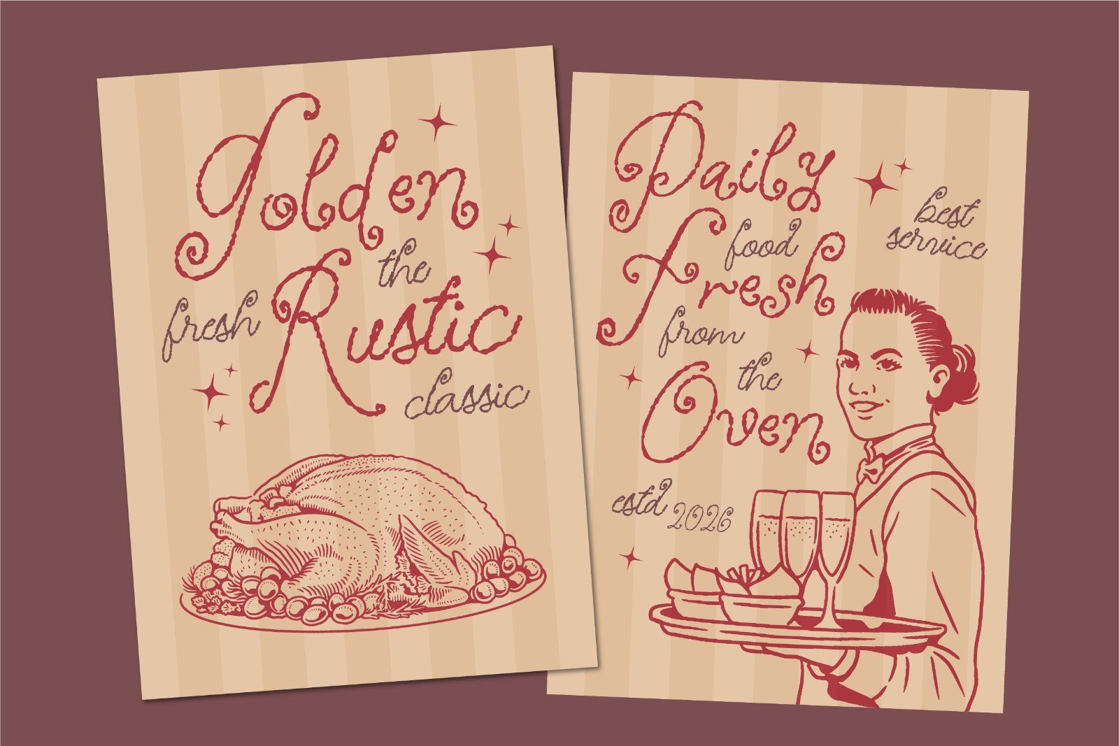 Afterglow – Duo Whimsical Font — image 2
