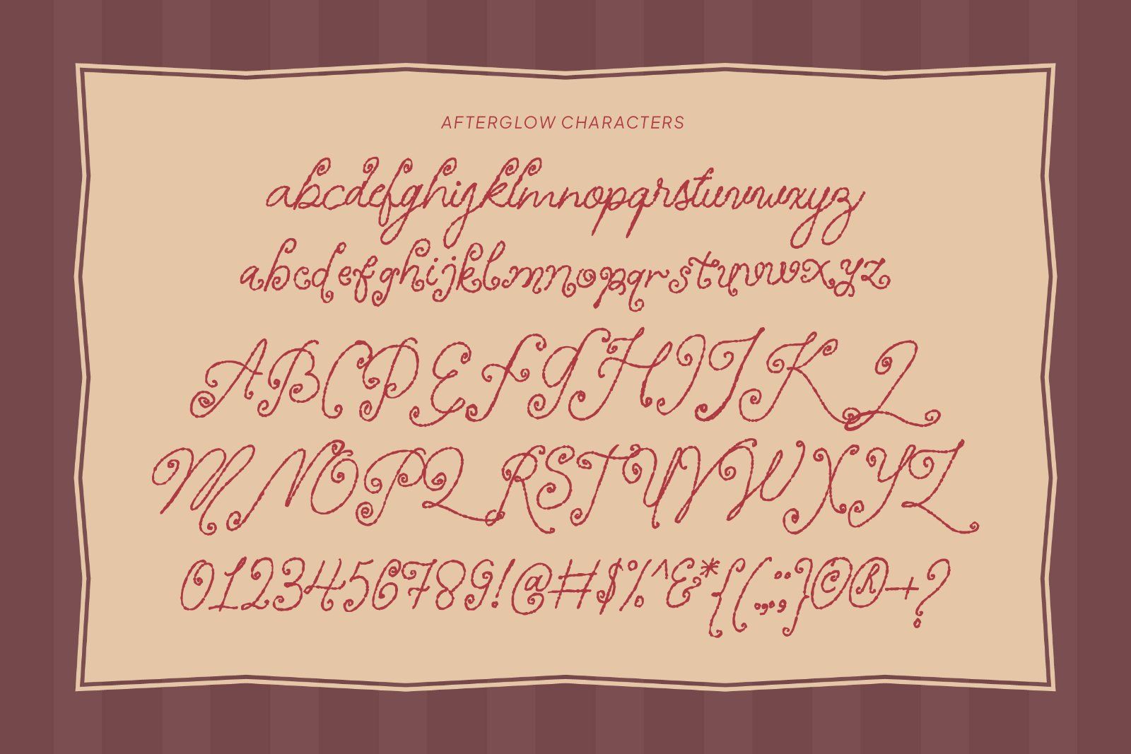 Afterglow – Duo Whimsical Font — image 8