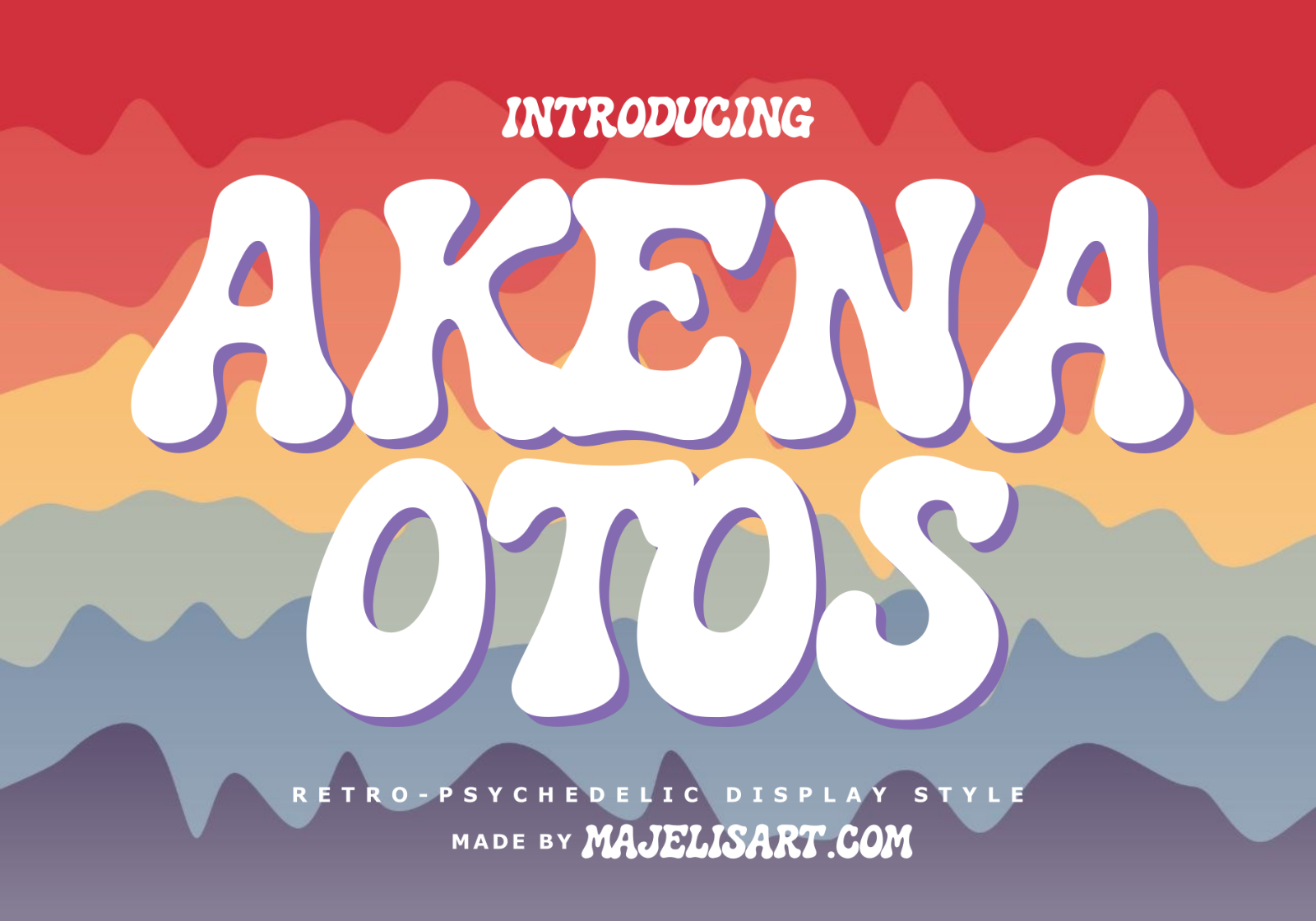 Akena Otos - Display Font — image 1