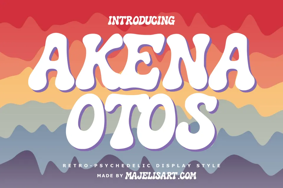Akena Otos - Display Font