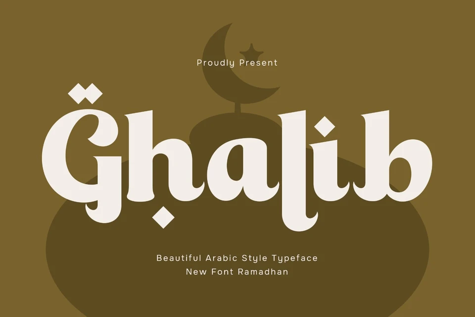 Ghalib - Arabic Display Font