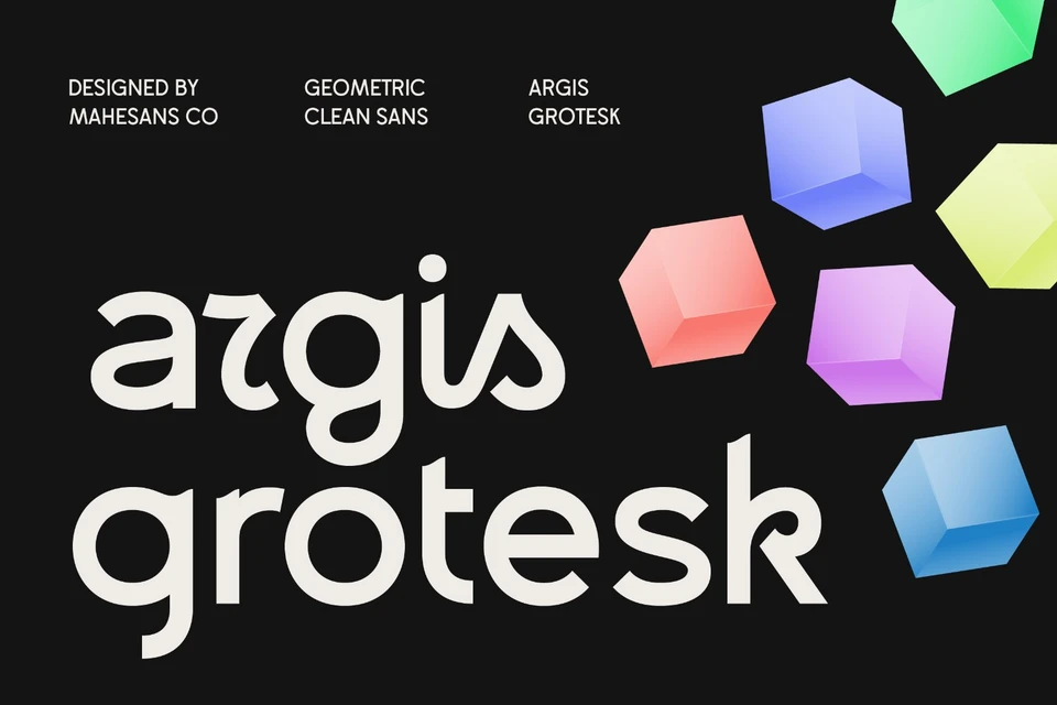 Argis – Geometric Clean Sans Serif