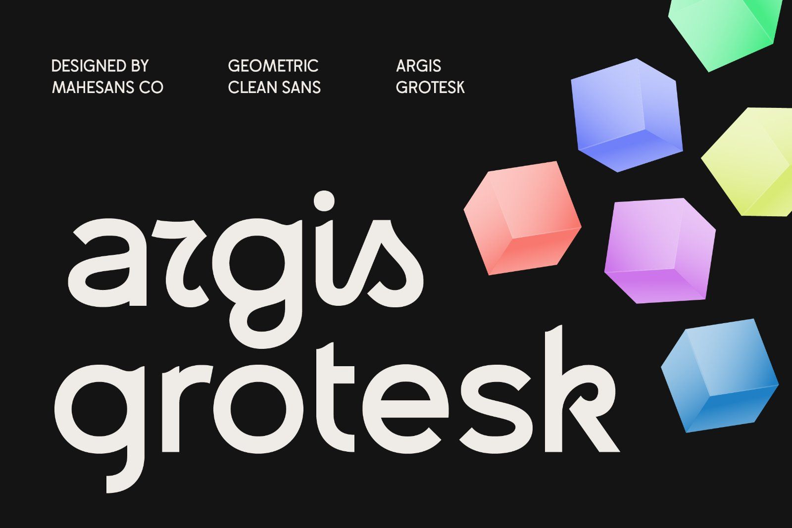 Argis – Geometric Clean Sans Serif — image 1