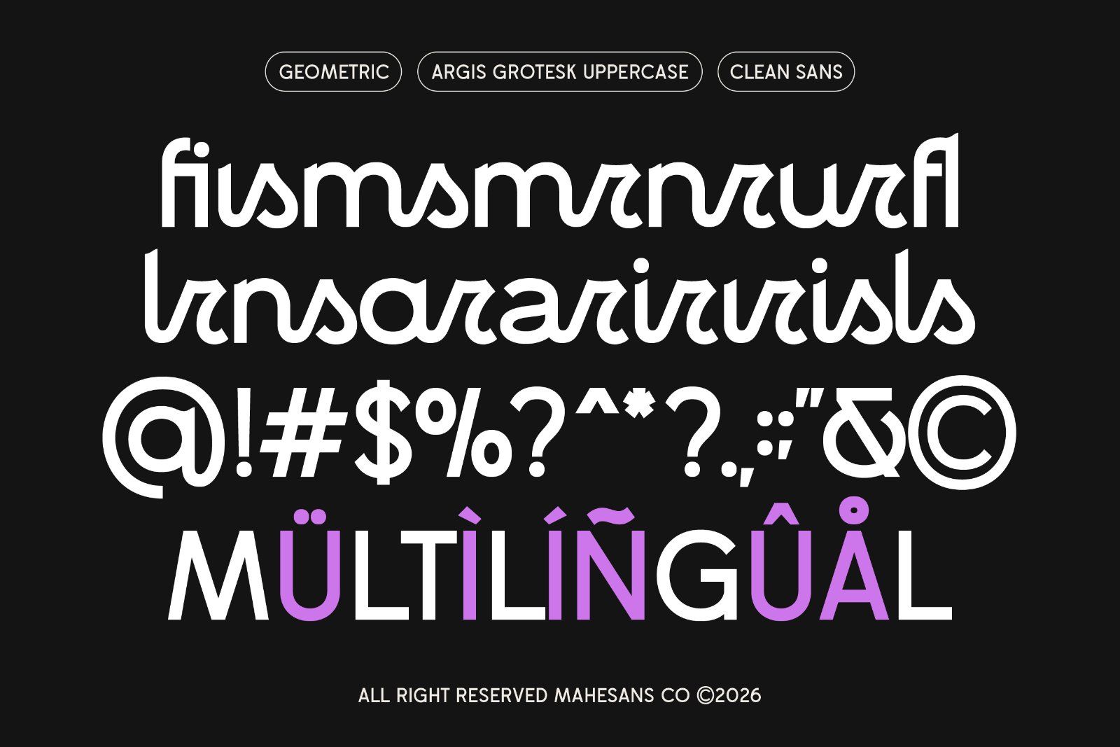 Argis – Geometric Clean Sans Serif — image 10