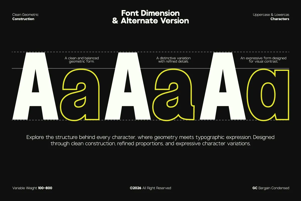 GC Bargain Condensed - New Condensed Sans — image 5