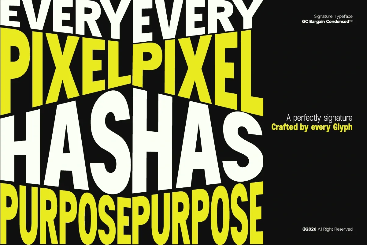 GC Bargain Condensed - New Condensed Sans — image 7